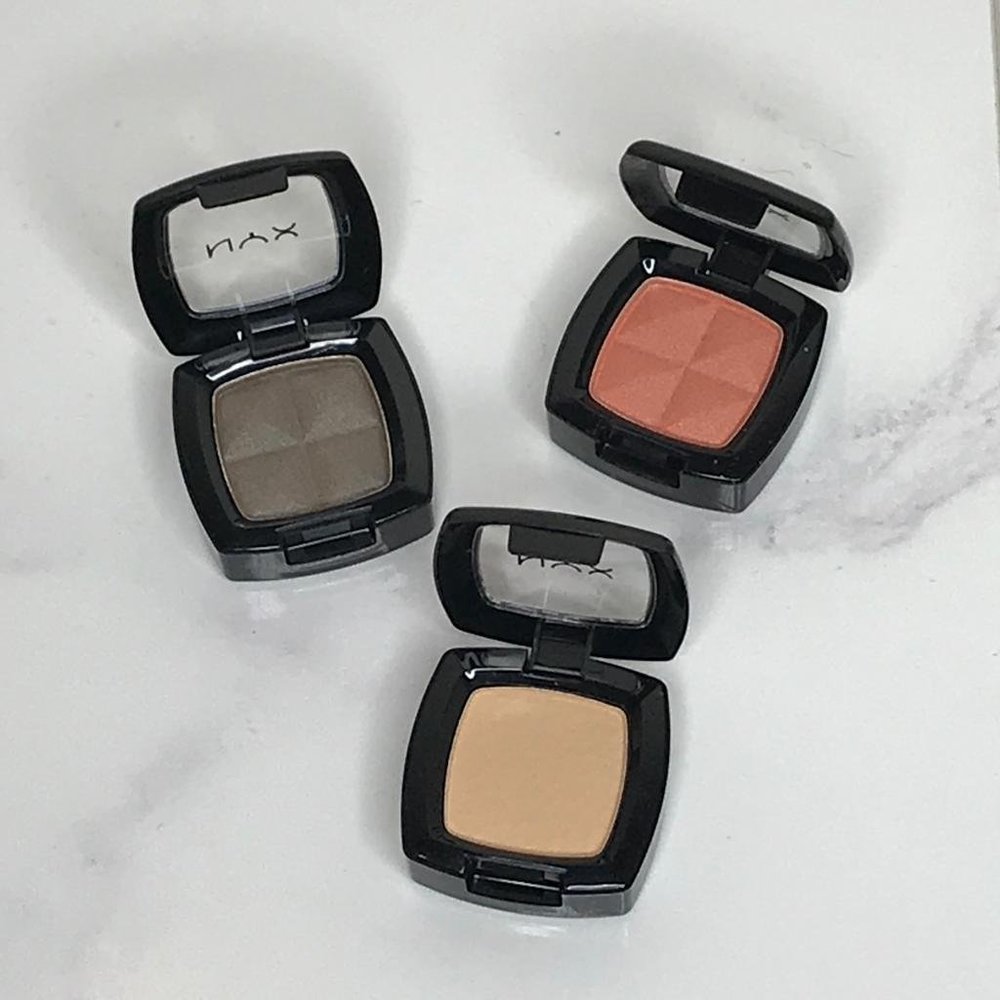 Lot 3 NYX Cosmetics Single Pressed Eyeshadows